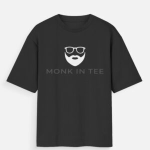 Monk In Tee - Black