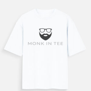 Monk In Tee - White